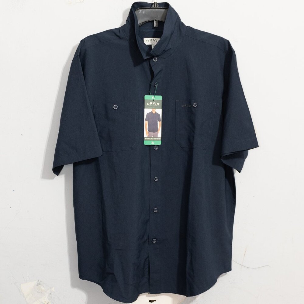 - Men short sleeve woven tech shirt Orvis